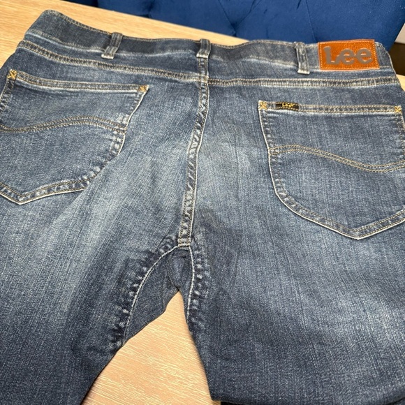 NEW! Lee Men's Active Stretch Slim Fit Straight Denim Jeans Mid-rise - Picture 6 of 11